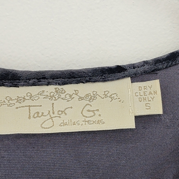 Taylor G Women's Velvet Vintage Button Jacket - S - Picture 3 of 5